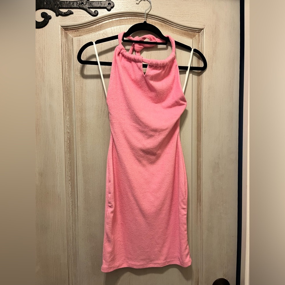 Princess Polly Pink Low Back Mini Dress